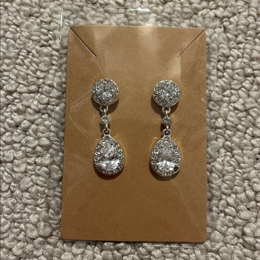 Elegant Silver Drop Earrings
